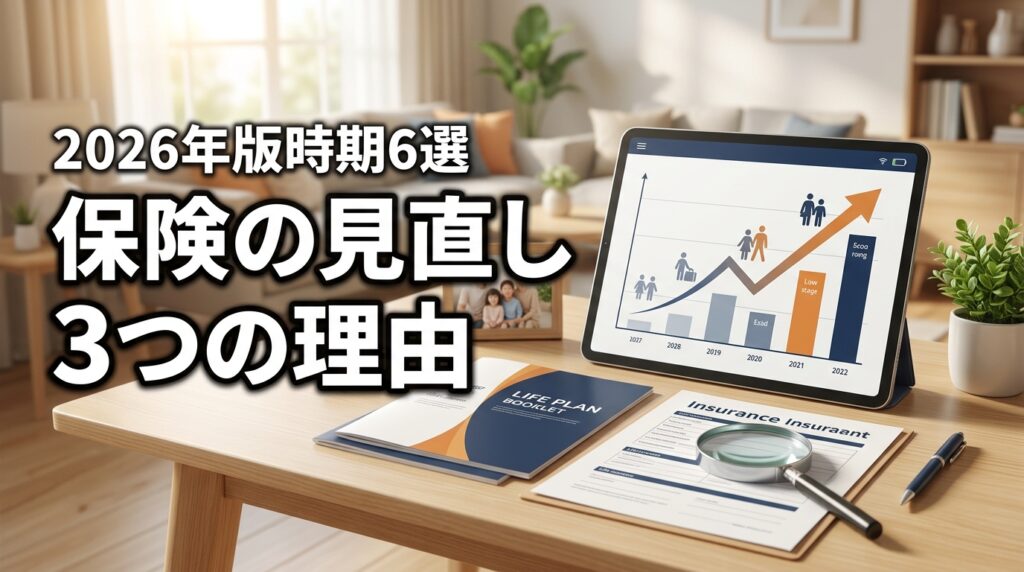 保険の見直しが必要か迷う人必見！3つの判断理由と最適なタイミング6選