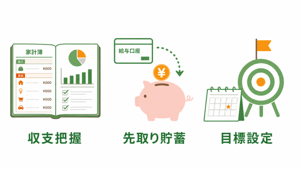 お金が貯まる人の習慣とは？貯金できる人の共通点を徹底解説の図解画像