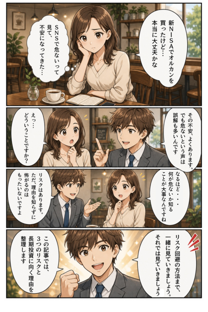 オルカンが危ないと言われる3つの理由とリスクの真実の導入文説明